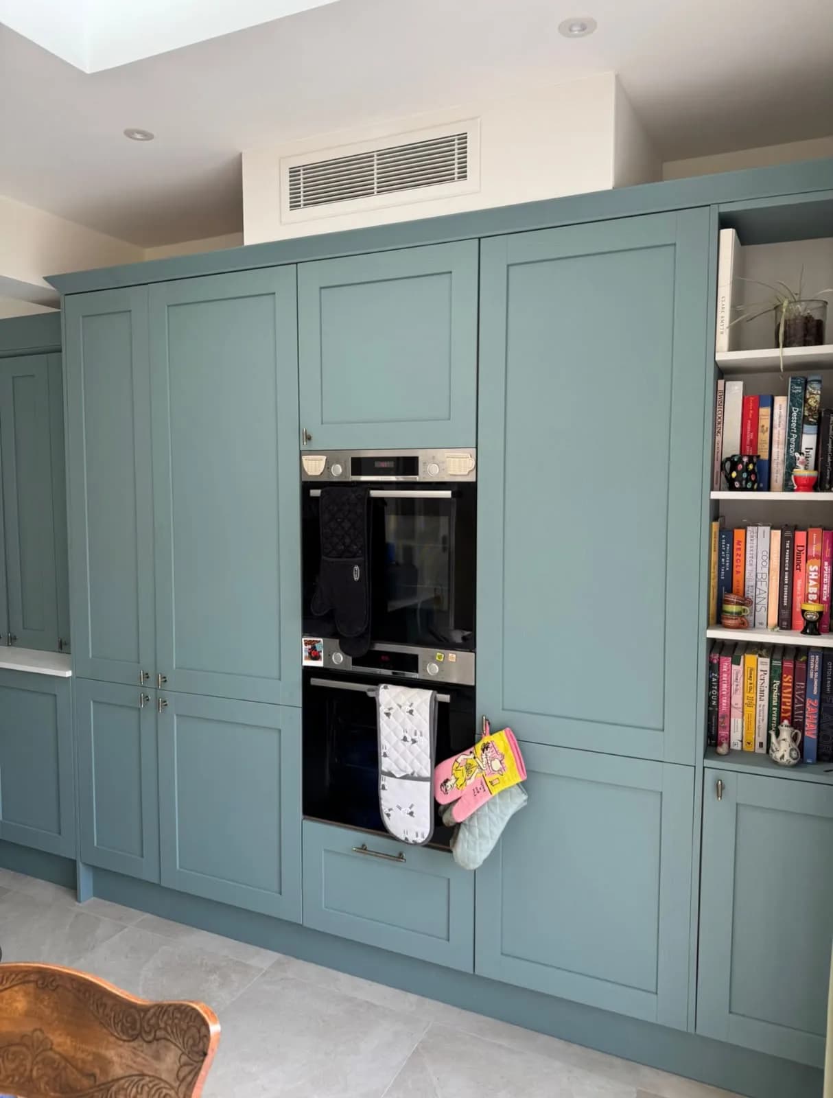 Kitchen Extension, Concealed Cooling - Concealed ducted split air conditioning project by Knights